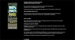 Desktop Screenshot of partybuss.100procentparty.se